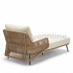 Lindos Rope-Woven Sun Lounger Sun Loungers - Sandalye Online