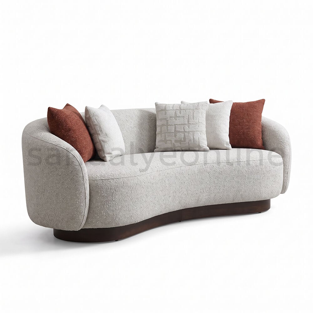 Lofoten Cream Boucle Sofa Sofas & Banquette Seating - Sandalye Online