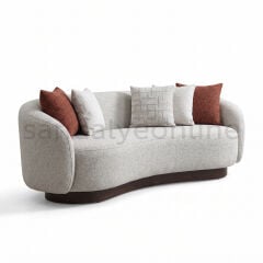 Lofoten Cream Boucle Sofa Sofas & Banquette Seating - Sandalye Online