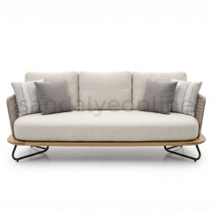 Mykonos Outdoor Three-Seater Sofa Sofas & Banquette Seating - Sandalye Online