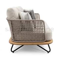 Mykonos Outdoor Three-Seater Sofa Sofas & Banquette Seating - Sandalye Online