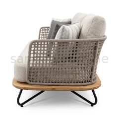Mykonos Outdoor Three-Seater Sofa Sofas & Banquette Seating - Sandalye Online