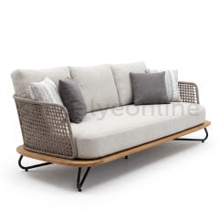 Mykonos Outdoor Three-Seater Sofa Sofas & Banquette Seating - Sandalye Online