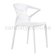 Ego Armrest Hospital Chair White