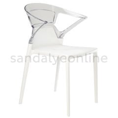 Ego Armrest Hospital Chair White-Transparent