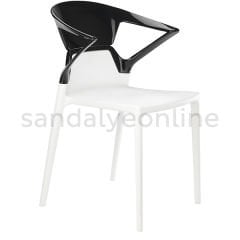 Ego Armrest Hospital Chair White-Black
