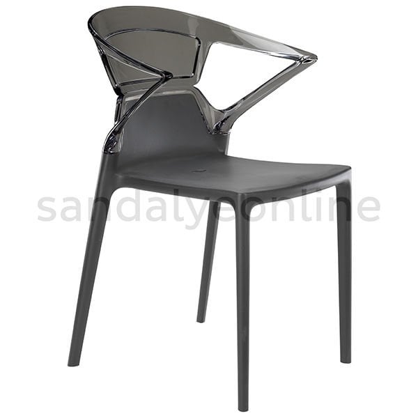 Ego Armrest Hospital Chair Black-Grey