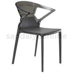 Ego Armrest Hospital Chair Black-Grey