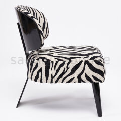 Luca Zebra-Pattern Armchair Armchairs - Sandalye Online