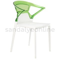 Ego Armrest Hospital Chair White-Green