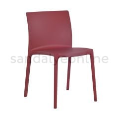 Evo Plastik Sandalye Kırmızı