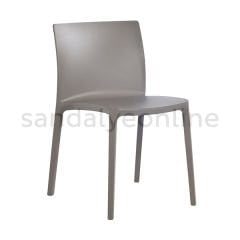 Evo Plastic Chair Coffee with Milk