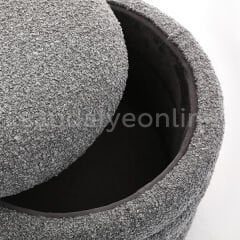 Bossie Chest Pouffe Anthracite
