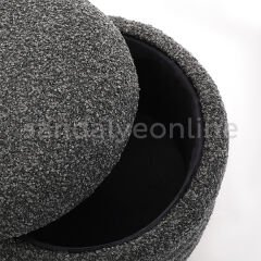 Bossie Sandık Puf Siyah