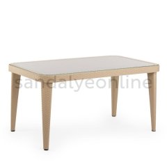 Antares 6+1 Balcony and Garden Set Sand Beige