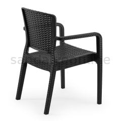 Antares 6+1 Balkon ve Bahçe Takımı Siyah