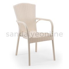 Royal 6+1 Bahçe ve Balkon Takımı Krem