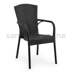 Royal 6+1 Bahçe ve Balkon Takımı Siyah