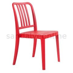 Varia Plastic Library Chair Red