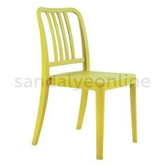 Varia Plastic Library Chair Yellow