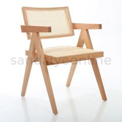 Bacio Cane Chair Wooden Chairs - Sandalye Online