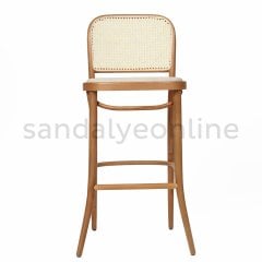 Lina Wood Hazeranlı Bar Chair