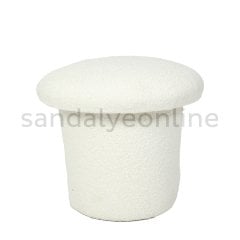 Mushroom Tedy Pouf Ottomans & Benches - Sandalye Online