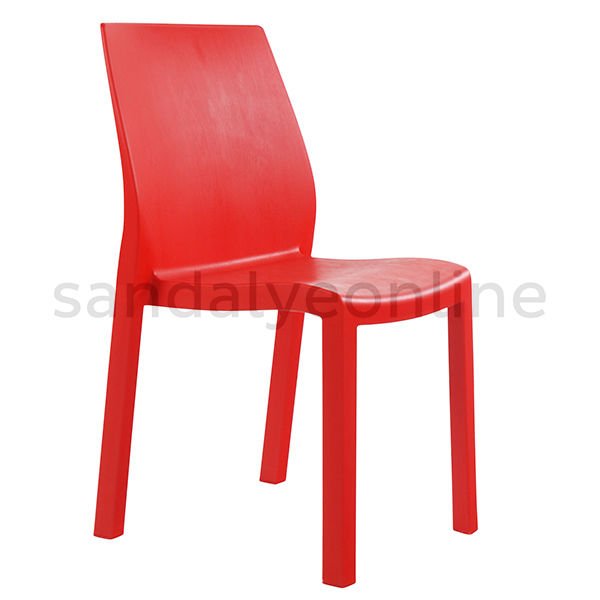 Yummy Plastic Study Chair Red