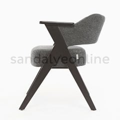 Gürgenya Döşemeli Ahşap Sandalye