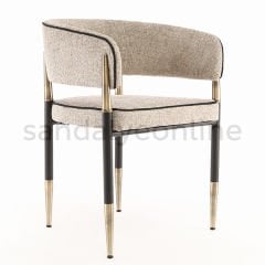 Evone Antique Detailed Chair - Sandalye Online
