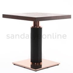Rapides Wooden Markuteria Satin Detail Table