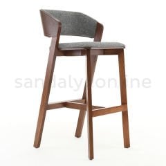 Muse Upholstered Wooden Bar Chair
