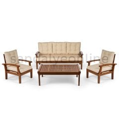 Martin Ahşap Bahçe Masa Ve Balkon Takımı - Sandalye Online