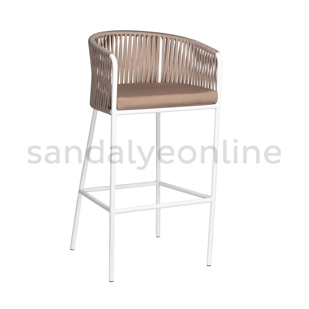 Vegas Aluminum Outdoor Bar Chair