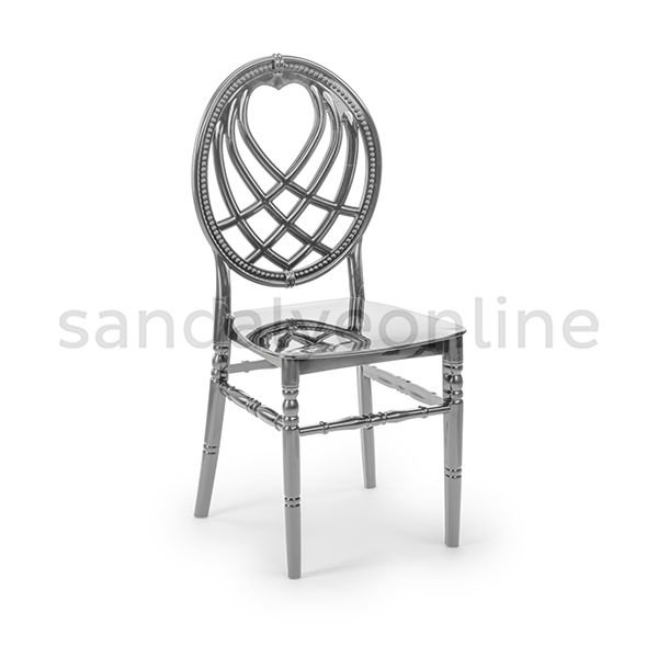 Mystic Silver Wedding Chair