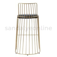 Vira Metal Sırtlı Bar Sandalyesi