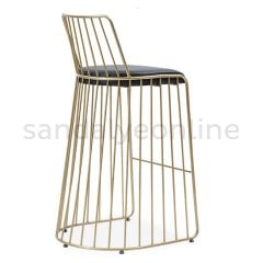 Vira Metal Sırtlı Bar Sandalyesi