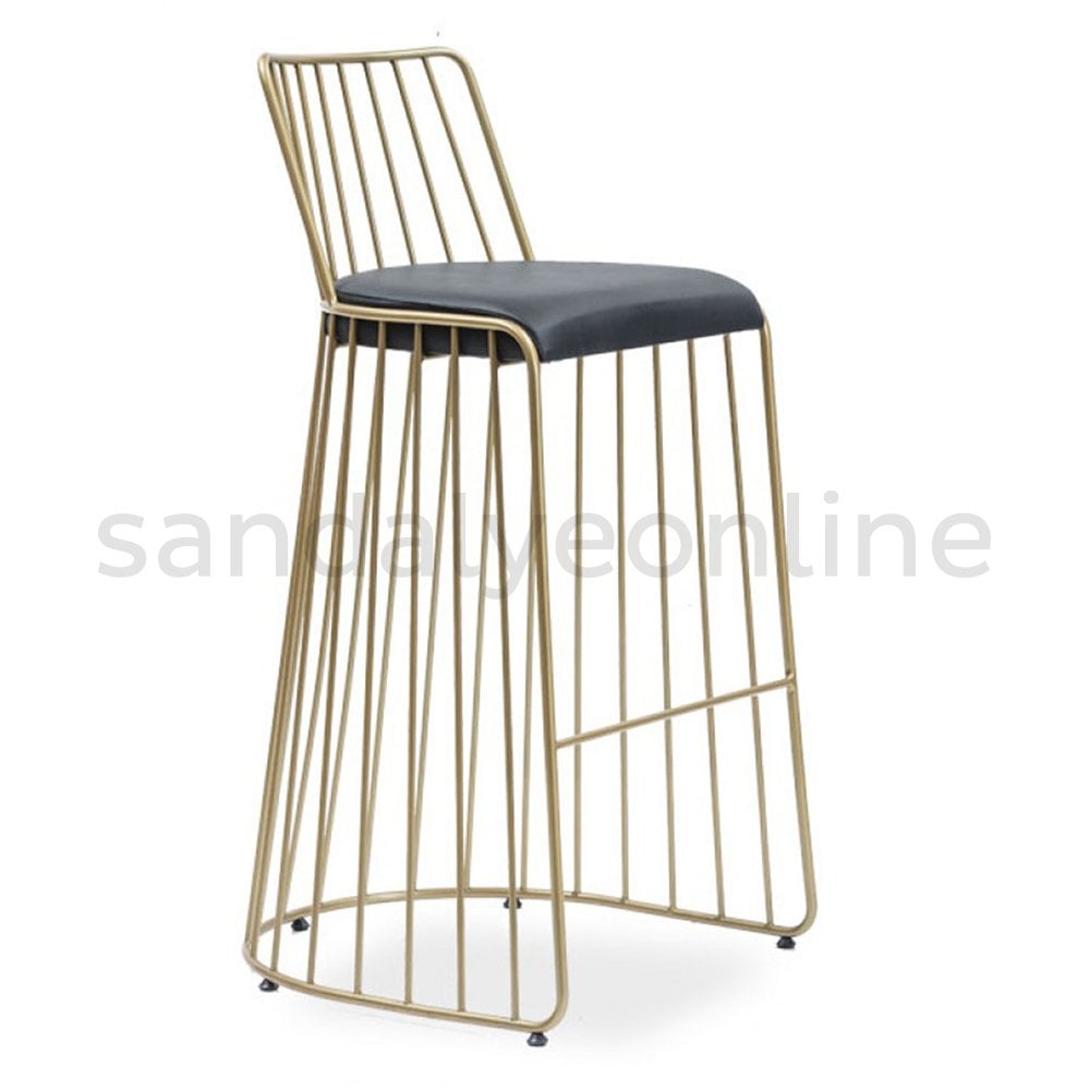 Vira Metal Sırtlı Bar Sandalyesi