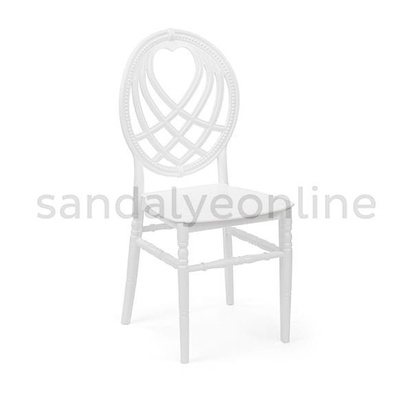 Mystic White Wedding Chair