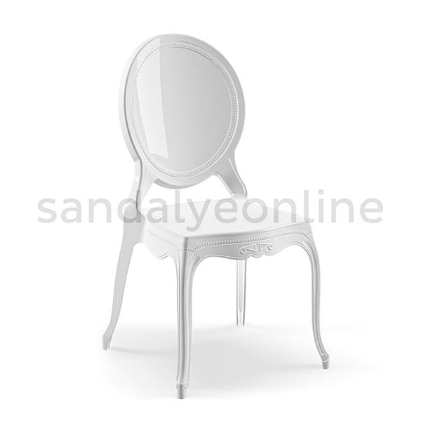 Sandra Beyaz Organizasyon Sandalyesi