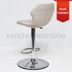 Minel Bar Sandalyesi Krem