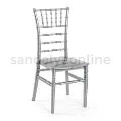 Tiffany Silver Wedding Chair