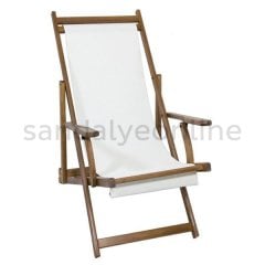 Lari Wooden Chaise Lounge