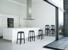 Elizabeth Bar Stool Black Transparent