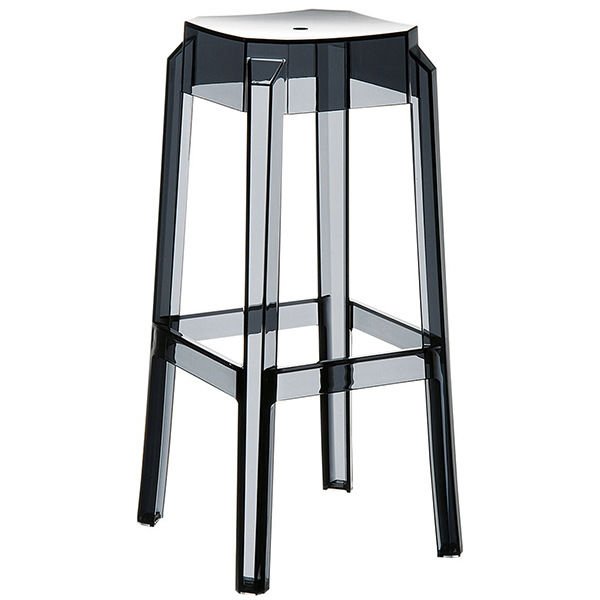 Elizabeth Bar Stool Black Transparent