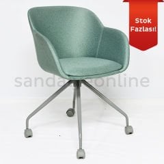 Shell Ofis Sandalyesi - Yeşil