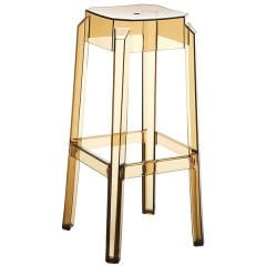 Elizabeth Bar Stool Gold Transparent